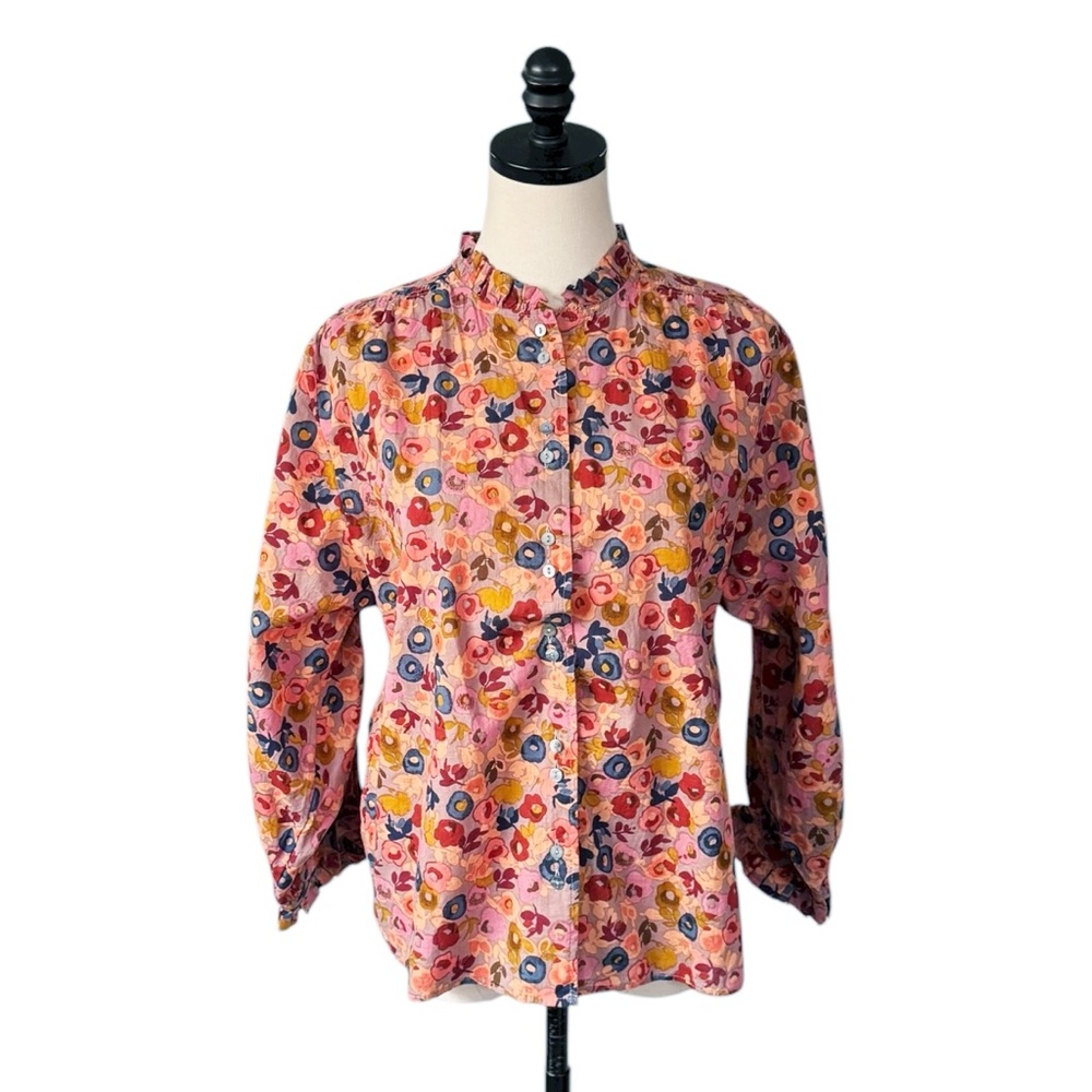 Sundance Laurel Bloom Floral Button Down Blouse | Xs View 2